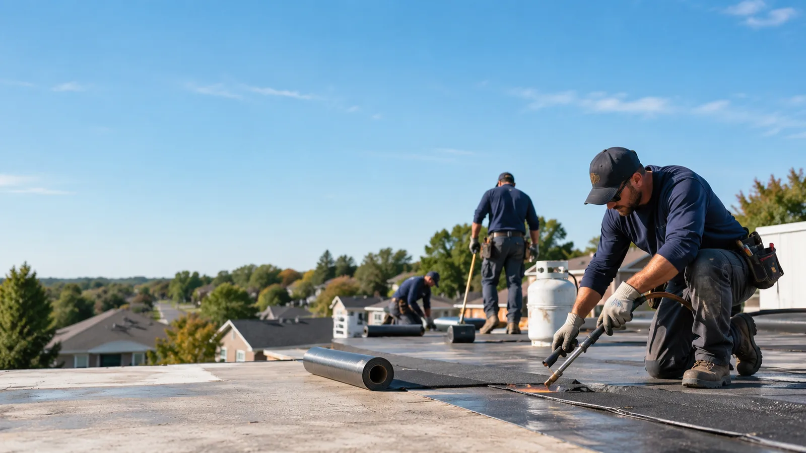 Flat Roof Leak Repair providers in Leonore, IL
